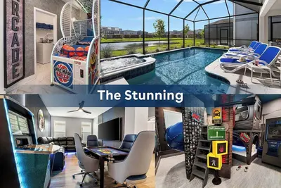 Image de The Stunning | Upscale Amenities, Game Loft & Pvt Pool & Spa - Mins to Universal
