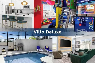 Image de Villa Deluxe | Upscale Home on I-Drive w Fab Decor, Huge Lr/Dr, Pvt Pool & Patio
