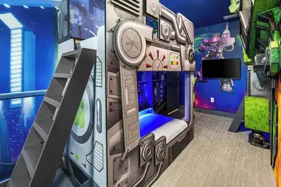 Image de Usher's Utopia | Lavish Home on I-Drive w Huge Lr/Dr, Robot Br, Pvt Pool & Patio