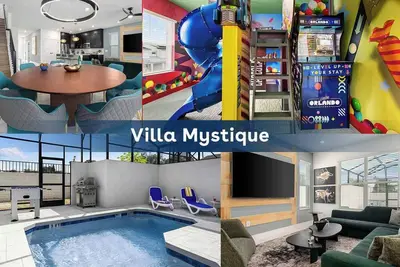 Image de Villa Mystique | Grand New Home w/ Chic Decor, Luxe BRs & Huge Lr/Dr, Near Parks