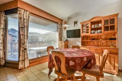 Image de Rez-de-chaussée, terrasse, télévision, casier à ski, 32m², Les Gets