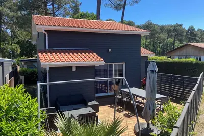 Image de Chalet Dans un Village Vacances sur le Bassin Darcachon, Plages à Proximité