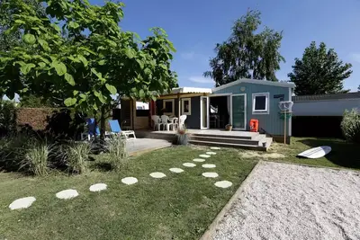 Image de Mobil-home Cabane du Pêcheur Grand Confort  3 chambres 34m² Terrasse Couverte 8 personnes