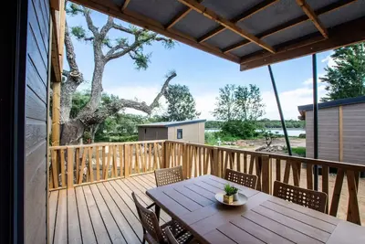 Image de Sunnionu Chalet mit Dachblick und Teich (Exclusive Range) - Sonntag/Sonntag - 5 Personen