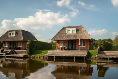 Maison avec lave-linge près du Zuidlaardermeer