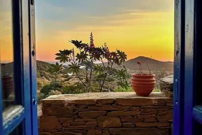 Image de Kotseli Villa: Appartement Deluxe Avec Vue Mer, Coucher de Soleil et Piscine
