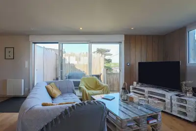 Image de Maison de vacances 'Maison De Charme Vue Mer Et Remous' avec jardin privé et Wi-Fi