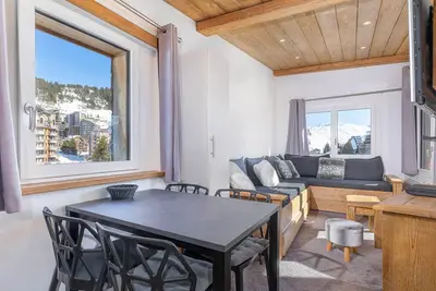 Image de Appartement rénové 2 pièces à Avoriaz, retour ski aux pieds, balcon exposition Sud, WiFi