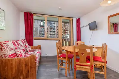 Image de Studio cabine pour 4 avec balcon et Wifi Ă Avoriaz