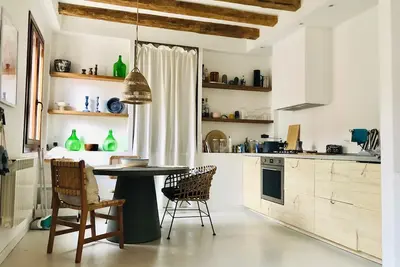 Image de duplex sur la pittoresque  Ile de Burano Venise