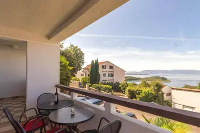 Image de Appartement de vacances avec vue sur la mer et air conditionné