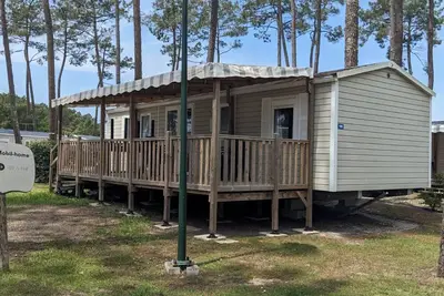 Image de Mobil-home 6/8 Personnes sur le Camping les Dunes de Contis Ă St Julien en Born
