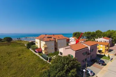 Image de Appartement de deux chambres avec la terrasse Privlaka, Zadar (A-23197-a)