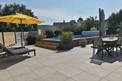 Image de Belle maison de vacances avec piscine chauffée