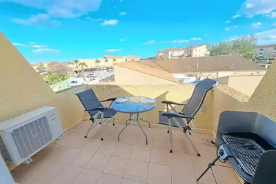 Image de Studio climatisé avec terrasse et parking privé à Marseillan Plage pour 4 personnes