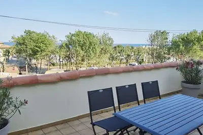 Image de Appartement 2 pièces avec mezzanine et toit terrasse, Marseillan-Plage, 6 couchages