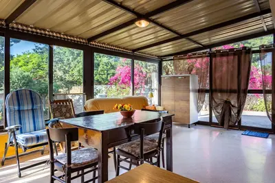 Image de Maison de vacances 'Vacanze Lido Valderice' avec terrasse privée et jardin privé