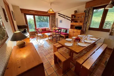 Image de Appartement 4 pièces, 8 pers, animaux admis, parking, garage, au pied des pistes de ski