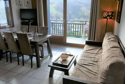 Image de Appartement 3 pièces 6 pers. avec balcon et piscine, Résidence calme à Saint-Gervais-les-Bains