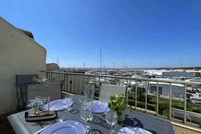 Image de Appt moderne 6 pers avec piscine, clim, parking - Gruissan