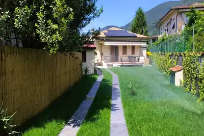 Detached villa with garden and private pool. . .