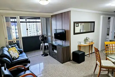 Image de 70m2, 2 Quartos, 2 Varandas, Cozinha, Serviço e 2 Garagens Privativas e Lazer