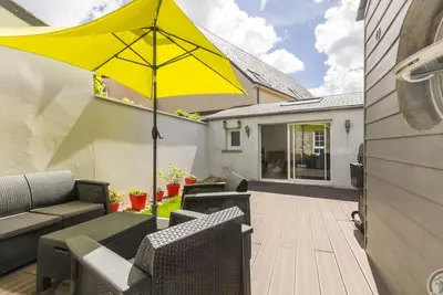 Image de Charmante maison à St Vaast la Hougue, 2 ch, Internet, terrasse privée, proche port et commerces