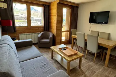 Image de Appartement 2 pièces+cabine, Ski aux pieds, Piscine et Animaux admis à Belle Plagne