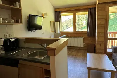 Image de Duplex cosy à Belle Plagne - Ski aux pieds, balcon, piscine, bien-être, animaux admis