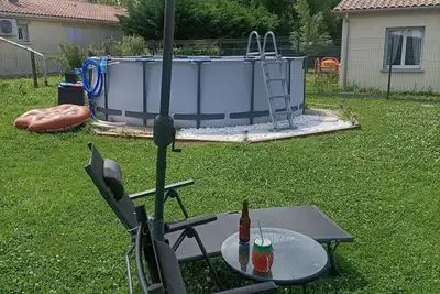 Image de Petite maison tout confort jardin, piscine, barbecue, climatisation,