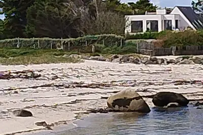 Image de Maison des Sables vue mer. 50 Metres Plages Sables fin a Pied brignogan plages