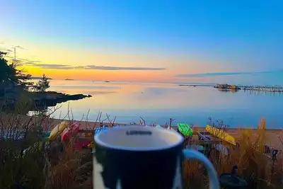 Image de Direct Sandy Beachfront Home gorgeous views of Thimble Islands Connecticut views