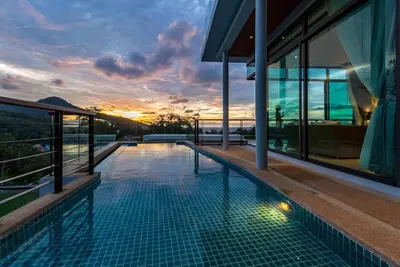 Image de Kamala Sea View villa with private pool and rooftop jacuzzi