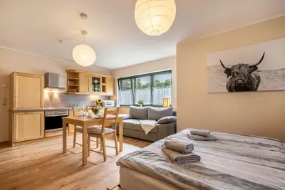 Image de Studio 'Ferienwohnung Erzgebirge' avec jardin privé et Wi-Fi