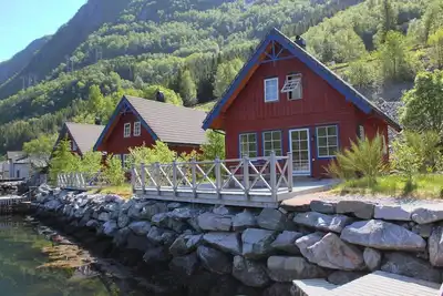 Image de Traum Ferienhaus Direkt am Maurangerfjord, Inkl. 25 Ps Motorboot mit Steuerstand