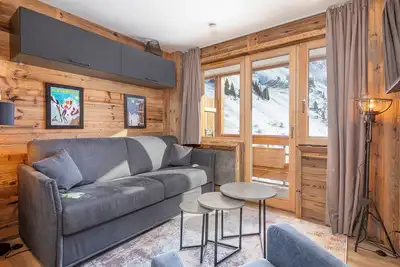 Image de Appartement rénové, 2 pièces, au pied des pistes avec Wifi et balcon à Avoriaz