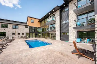 New! Epic lakefront home with indoor pool!