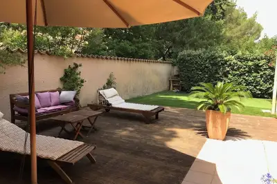 Image de Appartement T3 Avec Terrasse et Jardin à 5min de la Grande Plage des Lecques