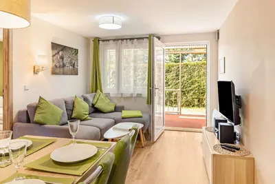 Image de Maison de vacances 'Ferienhaus Biber' avec terrasse privée, jardin privé et Wi-Fi