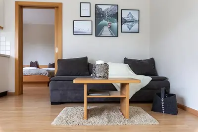 Image de Appartement \"Wasser\" avec vue sur les montagnes, piscine partagée et Wi-Fi