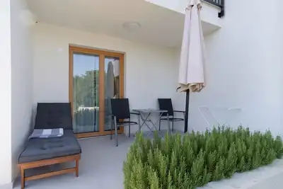 Image de Neu! Strandnahe Studio-apartment für 2 Personen mit Terrasse