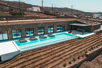 Image de Wonderful Mykonos Villa | Villa Rohfa | 5 Bedrooms | Unique Aegean Sea Views | Private Infinity Pool | Ftelia beach