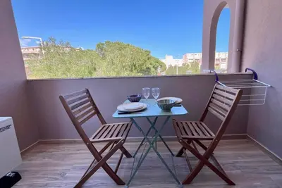 Image de Studio cosy à Cavalaire avec climatisation et parking