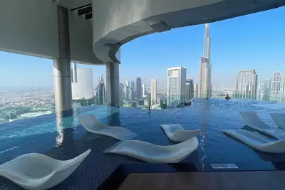 Apartment with a large balcony