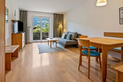 Image de Appartement 'Kortscherhof Apt Typ 4' avec vue sur les montagnes, jardin partagé et Wi-Fi