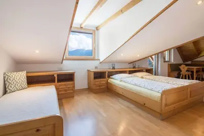 Image de Appartement 'Kortscherhof Apt Typ 5' avec vue sur les montagnes, jardin partagé et Wi-Fi