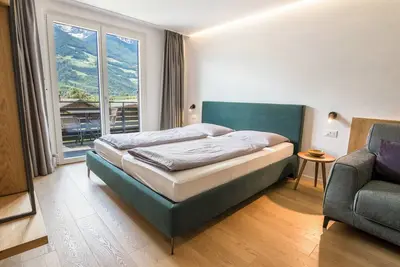 Image de Appartement \"Kortscherhof Apt Typ 6-3\" avec vue sur les montagnes, jardin partagé et Wi-Fi
