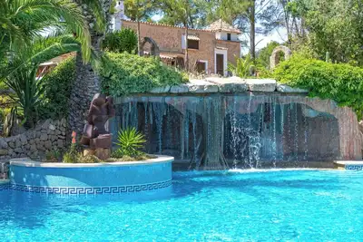 Maison de campagne \"Especial El Pino En Esporles\" avec vue sur la montagne, Wi-Fi et climatisation