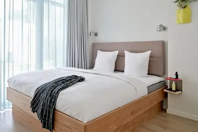 Image de Family-friendly 2-bedroom apartment with terrace