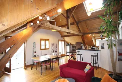 Image de Duplex 140 m² pour 8 pers. à Luchon proche télécabine et thermes, tout confort, wifi, animaux Ok
